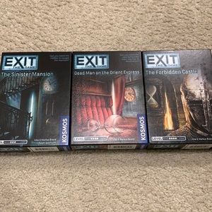 Exit The Game (Lot of 3)